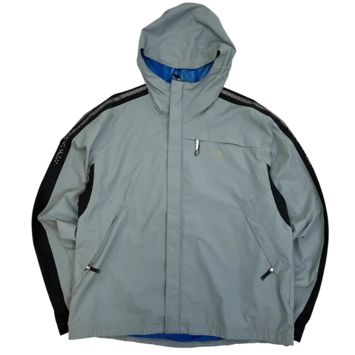 Adidas Waterproof Jacket Blue (4)