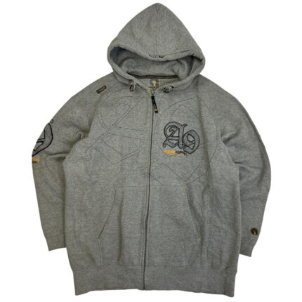 Akademiks Zip Up Hoodie Grey (1)