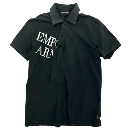 Armani Polo Shirt Black (1)