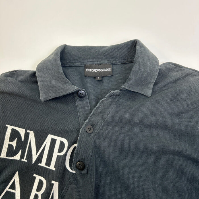 Armani Polo Shirt Black (1)
