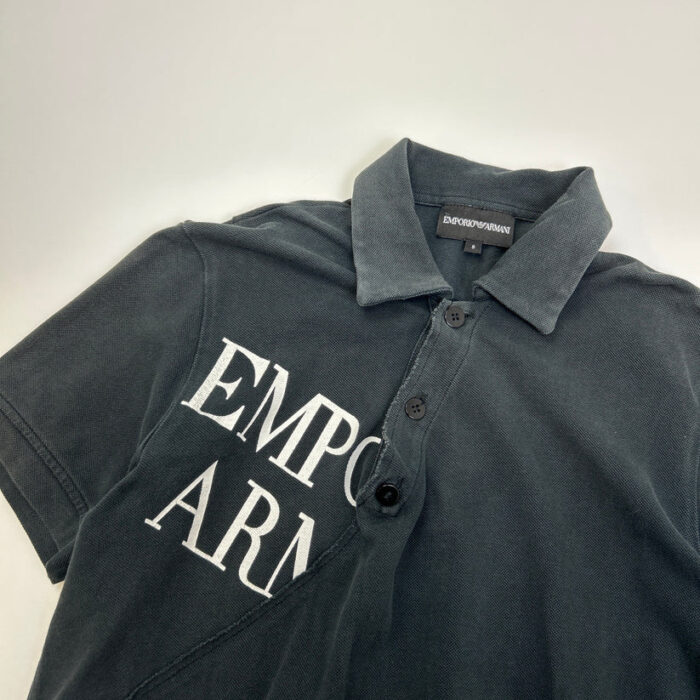Armani Polo Shirt Black (2)