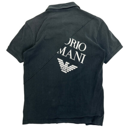 Armani Polo Shirt Black (3)