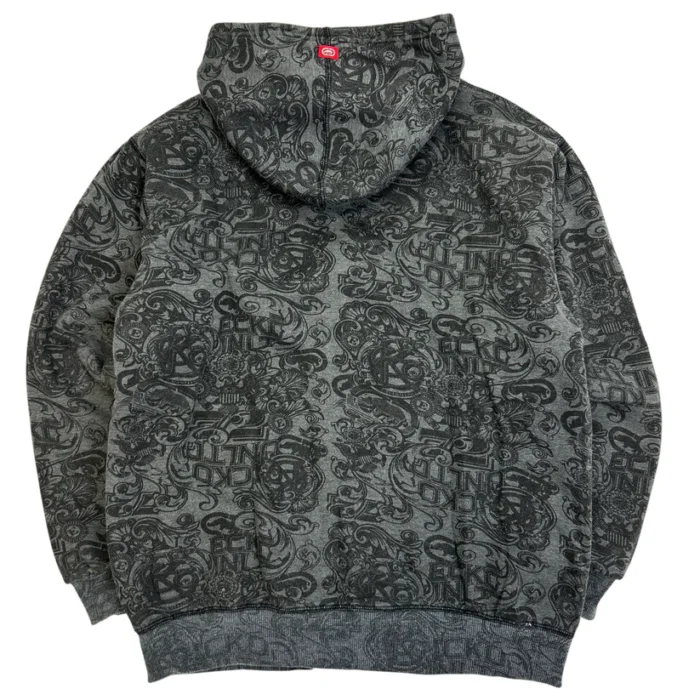 Ecko Zip Up Hoodie Grey (1)