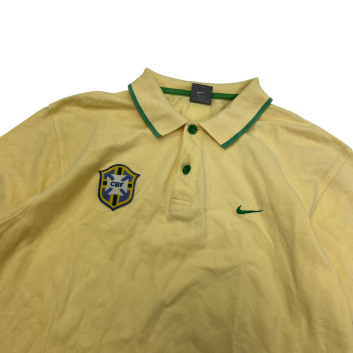 Nike Brazil Polo Shirt Yellow (1)