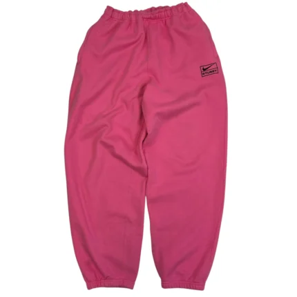 Nike Stussy Joggers Pink (4)