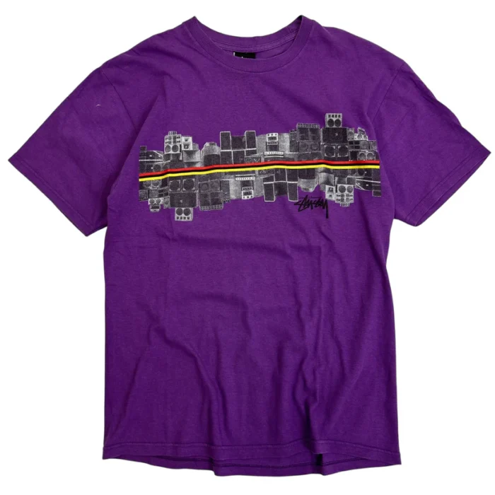 Stussy T Shirt Purple (2)