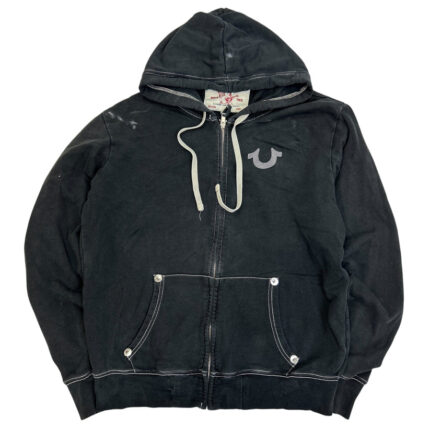 True Religion Hoodie Black (4)